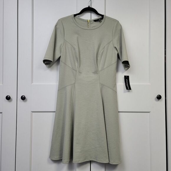 Sharagano Ponte fit and flare dress, size 10 - Picture 2 of 8